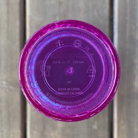 Starbucks Valentine’s 2021 Venti Purple Pink Taffy Iridescent Jewelled Tumbler - Picture 12 of 14